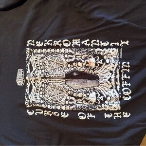 Hanes Black Graphic Long Sleeve Tee